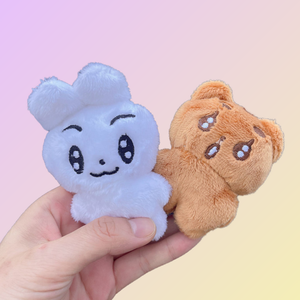 Peluche personnalisée de 10 cm, poupée personnalisée de personnages d'idoles Kpop coréennes, jouet en peluche animal mignon, porte-clés personnalisé - Product Image 2