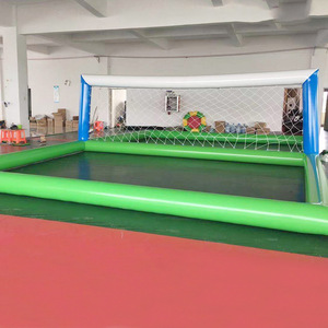 Red <span class=keywords><strong>de</strong></span> voleibol acuático <span class=keywords><strong>de</strong></span> 33 pies, <span class=keywords><strong>cancha</strong></span> <span class=keywords><strong>de</strong></span> voleibol inflable para exteriores para juego <span class=keywords><strong>de</strong></span> <span class=keywords><strong>playa</strong></span> acuática - Product Image 4