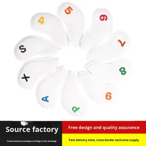 Funda Protectora Universal para Palos de Golf, Personalizada por el Fabricante, Impermeable, de PU, con Cierre Magnético y Logotipo Bordado - Product Image 4