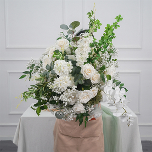 New Style Rose <b>Hydrangea</b> Floral ball Arrangement Wedding table centerpiece Decoration <b>Artificial</b> Flower Ball - Product Image 1
