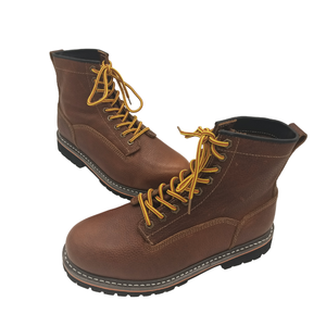 JDS Minyak Lilin Kulit Panoply Mewah Baja Kaki <span class=keywords><strong>Rigger</strong></span> Bicap <span class=keywords><strong>Safety</strong></span> Boot untuk Pria - Product Image 2