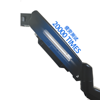 Accessoires ergonomiques pour support de bureau Support de bras de moniteur facile à installer Support d'écran d'ordinateur réglable multi-angle