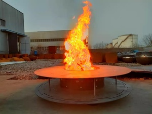 Customizable Size Outdoor Heat Resistant Corten Steel <b>Fire</b> <b>Pit</b> with Wood Burning - Product Image 4