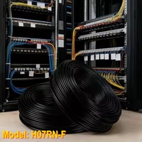 Fil électrique en cuivre H07RN-F isolé en PVC, câble rond solide pour bâtiment, 450V 750V, utilisation souterraine