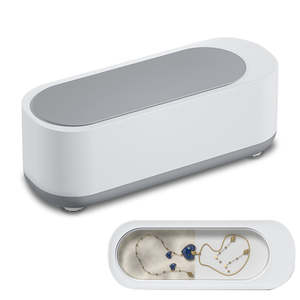 Máquina de Limpieza Ultrasónica Electrónica Portátil al por Mayor, Funciona con Batería, Vibración de Alta Frecuencia, Elimina Manchas de Joyas y Relojes - Product Image 1