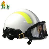 Casque de sauvetage léger pour pompiers forestiers avec écharpe pour conditions extrêmes de lutte contre les incendies en zone sauvage et en forêt