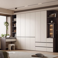 Nouvelle Armoire Modulaire Minimaliste de Luxe Léger pour Chambre à Coucher 26