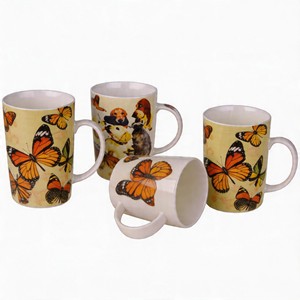 Mug à café en céramique personnalisé avec imprimé chien mignon, motif animal, porcelaine, passe au lave-vaisselle et au micro-ondes, sans BPA, idéal pour un cadeau - Product Image 4