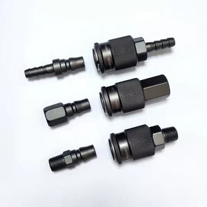 क्यू 19 अनुकूलन योग्य 1/8 " - 3/<span class=keywords><strong>4</strong></span>" पुरुष फोर्जिंग पीतल स्टील स्क्रू फ्लैशबैक रैस्टर डबल पार्कर त्वरित कूपलिंग - Product Image 5