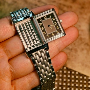 Reloj Rectangular de Alta Calidad para Hombre – Esfera Reversible de Doble Cara, Movimiento de Cuarzo, Estilo de Lujo - Product Image 4