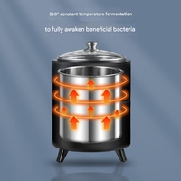 Yaourtière en acier inoxydable de 3,5 l, 8 l, 12 l, pasteurisateur, neuve et d'occasion, pour la ferme, jus, bière, machine de fermentation