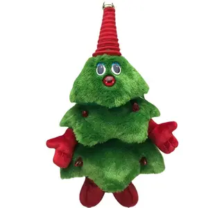 Рождественская плюшевая игрушка-игрушечное животное, Электрический Поющий, танцующий, Санта-Клаус, снеговик, Лось