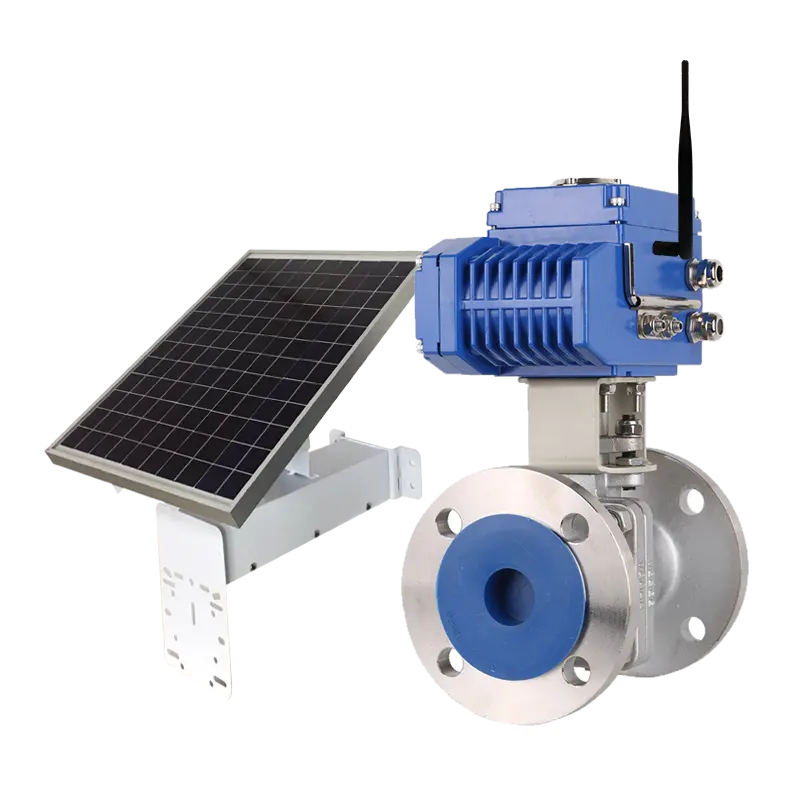 Energia Solar GSM/LoRa Web HTTP Controle Válvula de Esfera para Agropecuária Automação Irrigação Aplicador Proporcional Fertilizante