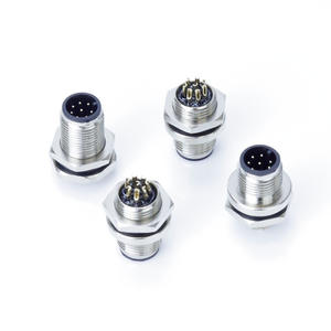 Изготовленный на заказ разъем датчика M12 4-контактный разъем питания <span class=keywords><strong>BNC</strong></span> с корпусом из нержавеющей стали медный контактный материал автомобильные заглушки - Product Image 2