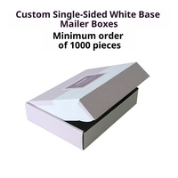 Boîte d'avion double face haut de gamme super résistante et personnalisable avec impression couleur UV et logo sur mesure pour l'emballage cadeau logistique
