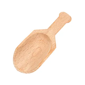 Mini misurini di legno per il bagno di sale in polvere cucchiaio per il bagno doccia SPA strumento per il bagno sali per caramelle detersivo per bucato cucchiaio