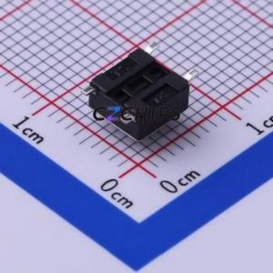 TS-1102S-B-A-B Tactile Switch SMD-4P,6x6mm Switch Single Pole Single Throw Round Button 1.6N Vertical Mount - Product Image 2