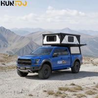 Huntoo Camper de camion à coque rigide imperméable pour expéditions tout-terrain