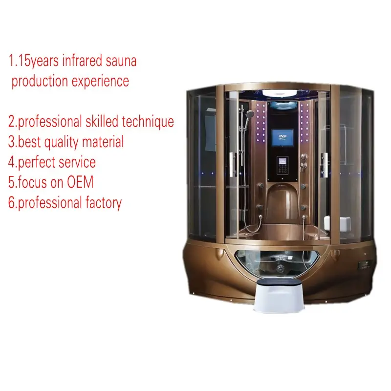 OEM 2 사람을 위해 결합되는 실내 증기 목욕 기계 증기 샤워 오두막 증기 목욕 기계 detox 가정 온천장 캡슐 사우나 방
