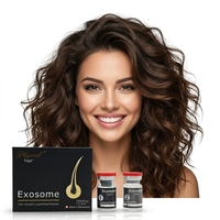 Poudre d'exosomes dérivée de cellules souches de qualité clinique, anti-chute de cheveux, activation des follicules pileux pour la microneedling et la mésothérapie, OEM ODM
