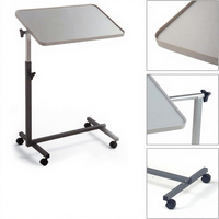 Table inclinable multi-usage Healthmenex, réglable en hauteur, construction en PB+acier, légère, plage de hauteur 72-110 cm, pour patient