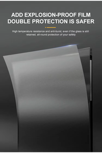 Cabina de <span class=keywords><strong>Ducha</strong></span> Moderna Personalizada en Forma de Diamante con Cristal Templado Transparente, Puerta con Bisagras que Ahorra Espacio - Product Image 5