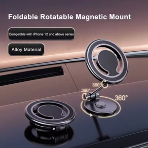 Support magnétique pour téléphone portable D33, support magnétique pour smartphone, rotation à <span class=keywords><strong>1080</strong></span>°, support pour iPhone, Samsung, <span class=keywords><strong>Xiaomi</strong></span> - Product Image 2