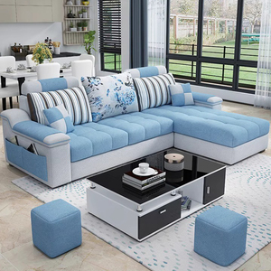 Cheap <strong>Sofa</strong> <strong>Cama</strong> Living Room l Shaped <strong>Sofa</strong> <strong>Modernos</strong> E Luxuosos Comfortable Fabric <strong>Sofa</strong> Set Furniture - Product Image 1