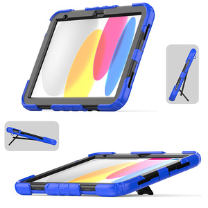 Étui épais en silicone <span class=keywords><strong>pour</strong></span> <span class=keywords><strong>tablette</strong></span> <span class=keywords><strong>pour</strong></span> <span class=keywords><strong>Apple</strong></span> iPad 10e génération 10.9 pouces 2022 enfants antichoc robuste béquille couverture rigide - Product Image 3