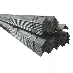 Ss400 S235jr Q345 Q235 karbon eşit çelik oluklu açı L şekilli eşitsiz demir Ms çelik açı