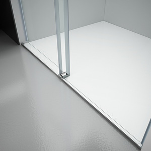 Phòng tắm không Khung nhà sản xuất màn hình tắm, tùy chỉnh dày 6mm 8mm 10mm 12mm Tempered kính mờ phòng tắm bao vây Bộ dụng cụ - Product Image 4