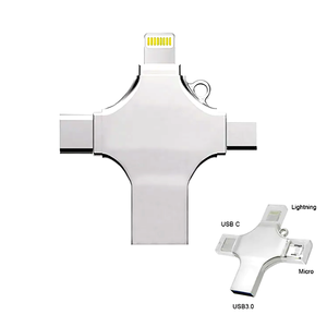 Cuối cùng Pendrive kim loại Mini <span class=keywords><strong>USB</strong></span> 3.0 2.0 128GB 64GB Type-C OTG 4in1 memorias <span class=keywords><strong>USB</strong></span> Stick phím 32GB <span class=keywords><strong>USB</strong></span> Flash Drive - Product Image 1