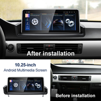 STWEI ID8 Nouvelle unité centrale 3Series E90 E91 E92 10,25 pouces Carplay sans fil 4G Android 14 GPS Stéréo Multimédia AUTO Tableau de bord Carte SD