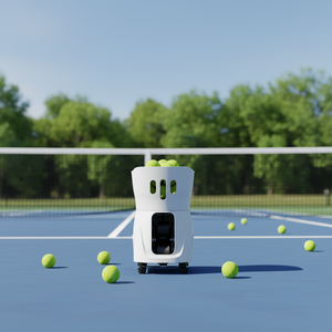 เครื่องยิงลูกเทนนิส 2026 ขายดี รุ่น PT-MINI PRO ยี่ห้อ PUSUN 65 ลูก  อุปกรณ์ฝึกซ้อมเทนนิส เครื่องยิงลูกเทนนิส - Product Image 1