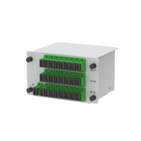 Armoire de distribution de fibres optiques extérieure étanche IP65 FSP FDC 03, 16 ports, connecteurs optiques croisés, séparateurs, épissure, réseau, télécommunications