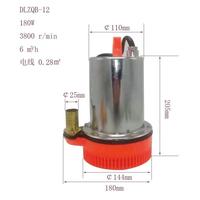Pompe à eau submersible portable DC pour la maison et les véhicules électriques 12V/24V/48V/60V/72V