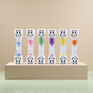 นาฬิกาทรายรูปการ์ตูนสำหรับเด็ก ใช้สำหรับจับเวลาการแปรงฟัน ของขวัญเพื่อการฝึกสุขอนามัยช่องปาก ทนทาน - Product Image 4