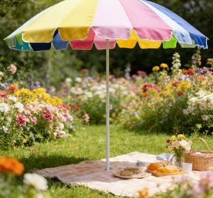 Promotion <b>Large</b> Luxury Chinese Sun <b>Umbrella</b> with Manual Control Straight Pattern Waterproof Base for Outdoor Beach Use Wholesale - Product Image 5