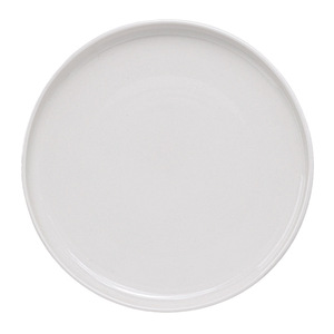 จานสเต็กเซรามิกสไตล์ตะวันตกทรงกลม 7.8 นิ้ว สีขาวมินิมอล ใช้กับเครื่องล้างจานได้ เหมาะสำหรับพาสต้า อาหารเช้า งานเลี้ยง - Product Image 2