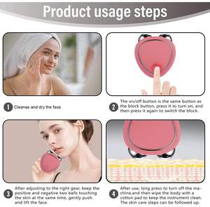 Appareil de tonification du visage à microcourant EMS, anti-âge, rajeunissement de la peau, rouleau de massage pour le lifting du visage, pour usage domestique - Product Image 6