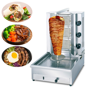 2023, superventas, máquina de Shawarma, fabricación de productos cárnicos eléctricos, <span class=keywords><strong>cuchillo</strong></span> Mach kebab, <span class=keywords><strong>cuchillo</strong></span> de hoja, 8 quemadores, máquina de shawarma de gas con - Product Image 4