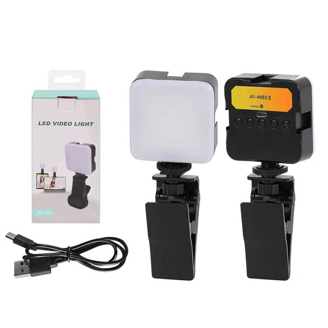 Portable Pocket Size MINI Three Color Fill Light LED Camera Light Led Lamp Ceiling Tube Light