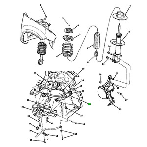Brazo de control para DODGE Neon delantero 5272237AM 5272236AM Sistema de suspensión MacPherson - Product Image 4