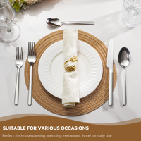 Premium Besteckset Modernes Gabel-Löffel-Messer-Set Luxuriöses Edelstahl-Besteckset