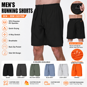 <strong>Mens</strong> Running <strong>Shorts</strong> ,Back <strong>Zip</strong> Pocket Running Workout <strong>Shorts</strong> Gym Man <strong>Shorts</strong> Unisex,Athletic Breathable Summer Casual <strong>Shorts</strong> - Product Image 2