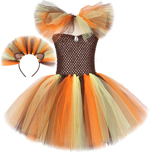 Nouvelle Collection 2026 : Jupes en Tulle pour Enfants, Robes Tutu Mignonnes pour Halloween, Costumes de Lion pour Filles - Vente en Gros ODM/OEM - Product Image 2