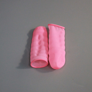 Vente chaude, doigts antistatiques en latex 100% personnalisés, conducteurs, industriels, ESD, rose, protège-doigts - Product Image 2