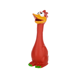 Multipet Lamb Chop Sin relleno Paquete de 5 Cuerda de <span class=keywords><strong>hamburguesa</strong></span> Bola de cuero interactiva Silbato brillante TPR Juguete de perro de pollo de goma - Product Image 3