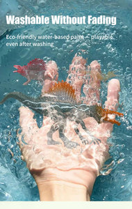 Juego de <span class=keywords><strong>Juguetes</strong></span> de Dinosaurios Tiranosaurio Rex para Niños con Caja de Almacenamiento Amplia y Mapa Cognitivo de Animales - Product Image 6