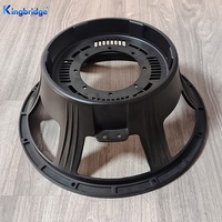 Kingbridge penutup Speaker aluminium 15 inci, untuk penggunaan industri, rumah dan mobil Subwoofer Audio logam